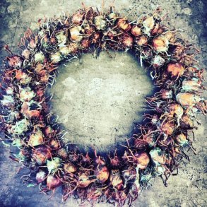 Jomfru i det gr�nne krans ca 30 cm dia