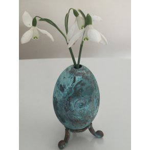 Gseg med vasehul Patineret